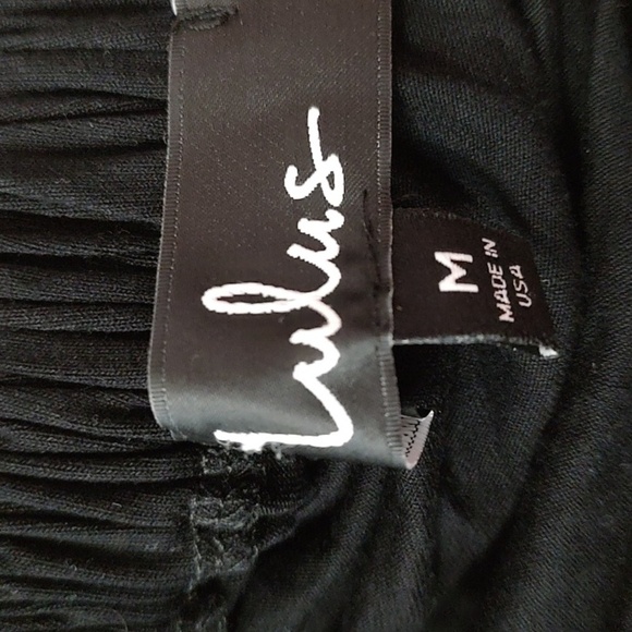 Lulu's Black Backless Dress Size M - Picture 3 of 3